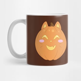 Happy Cat Pumpkin Mug